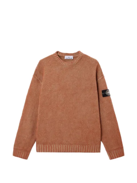 Stone Island 5100016 treated cotton chenille sweater