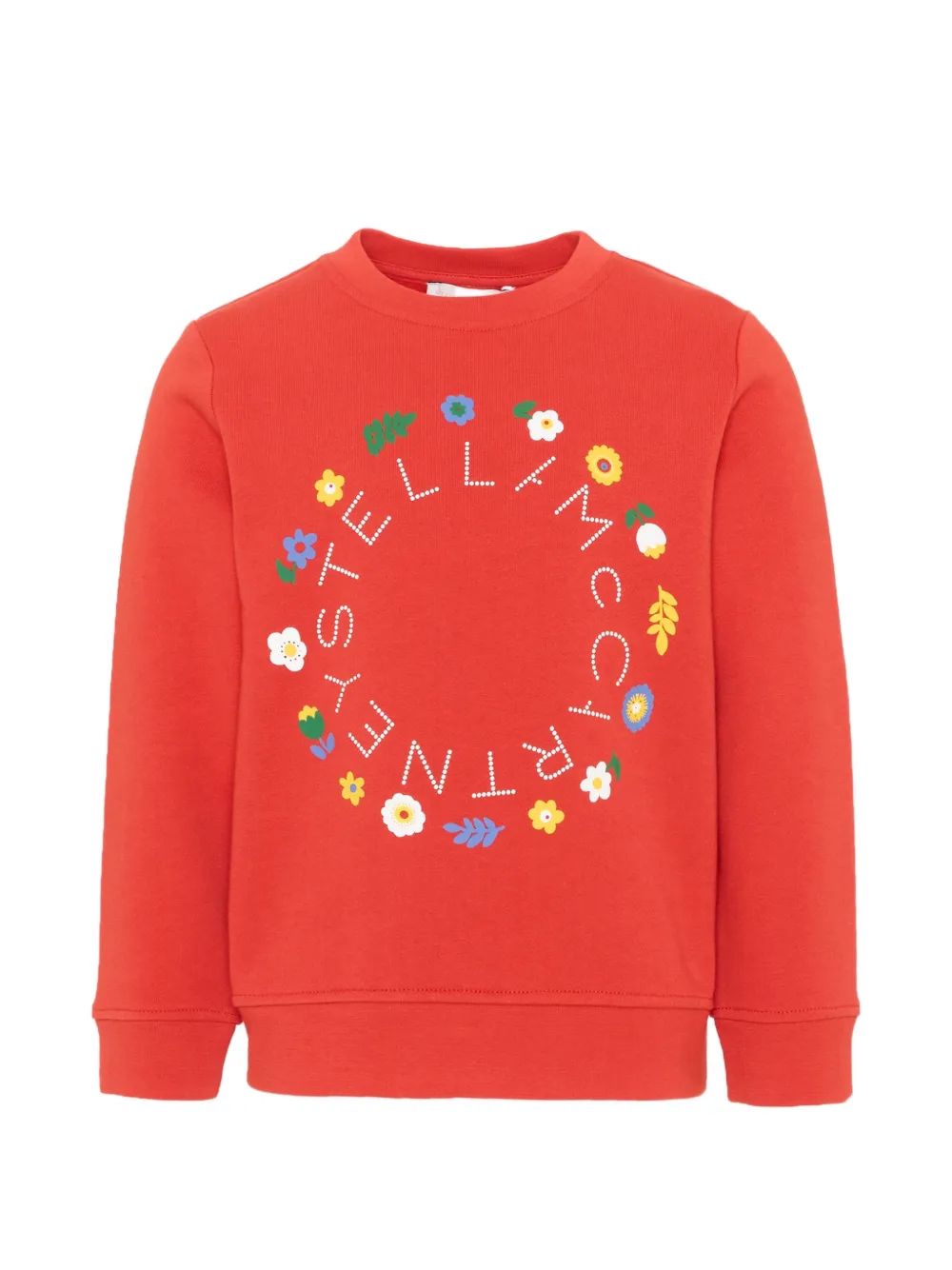 Stella McCartney Kids logo-print sweatshirt - Rosso