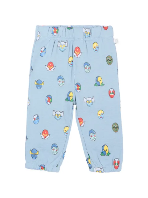 Stella McCartney Kids mask-print track pants