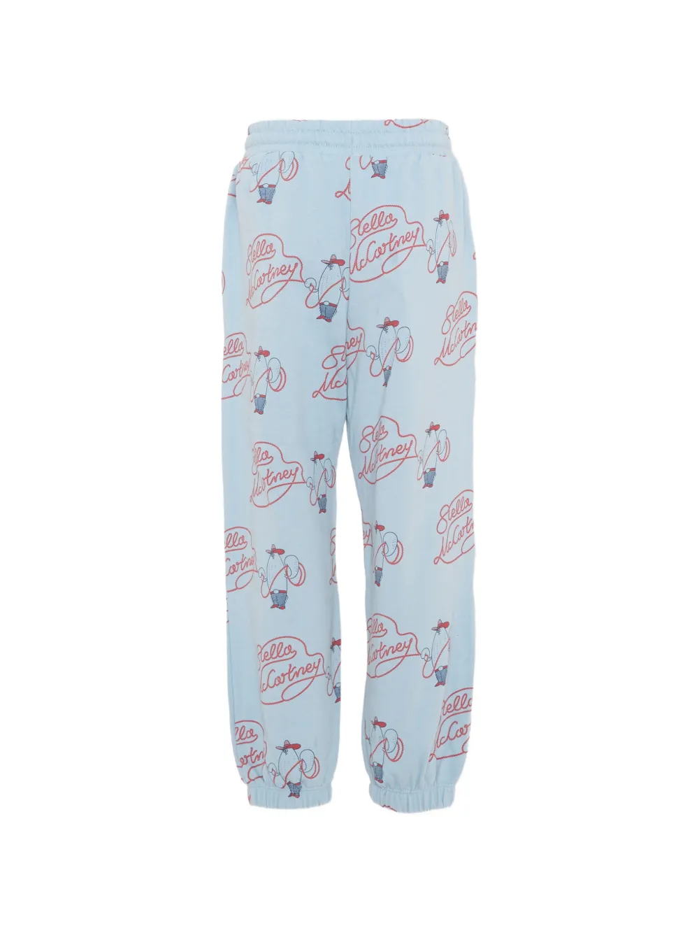 Stella McCartney Kids Trainingsbroek met grafische print Blauw