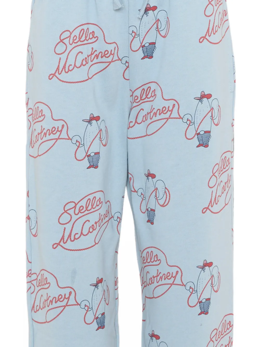 Stella McCartney Kids Trainingsbroek met grafische print Blauw