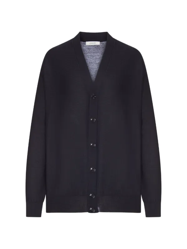 LEMAIRE ブラックツイスト カーディガン LEMAIRE ツイスト カーディガン | ブラック | FARFETCH JP