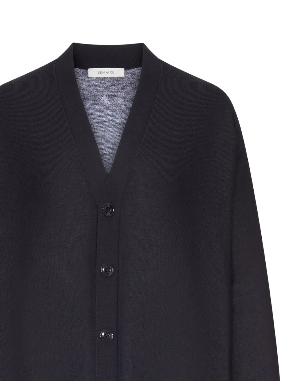 LEMAIRE ブラックツイスト カーディガン LEMAIRE ツイスト カーディガン | ブラック | FARFETCH JP