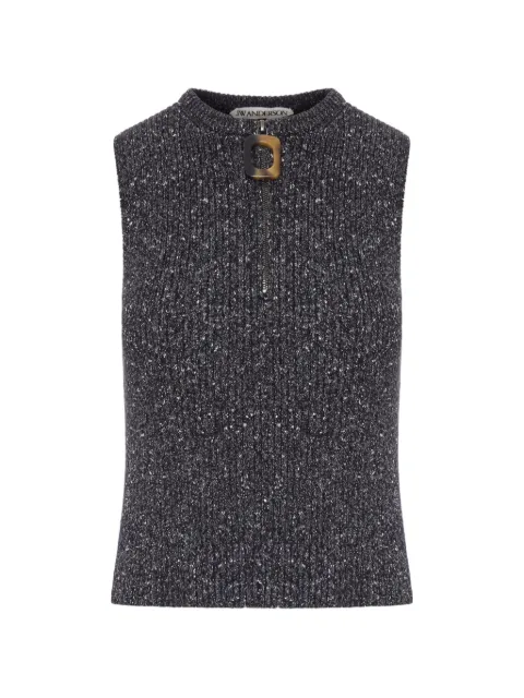 JW Anderson ribbed-knit zip-up vest