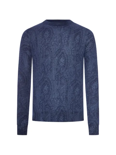 ETRO paisley-print long-sleeve sweater