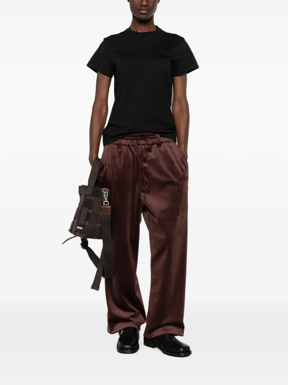 Y-3 T-shirt met korte mouwen Zwart