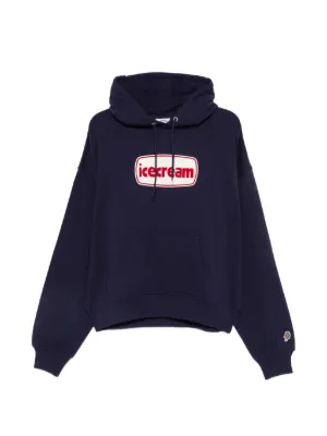 GOSHA RUBCHINSKIY ドローストリング パーカー | ブルー | FARFETCH JP