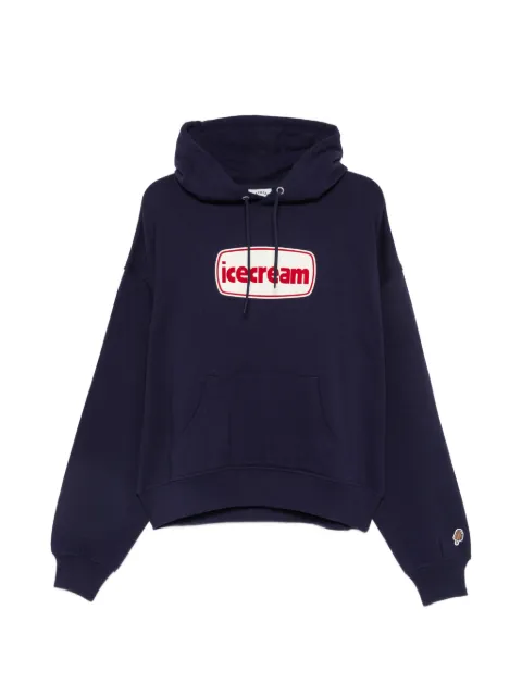 ICECREAM logo-print drawstring hoodie