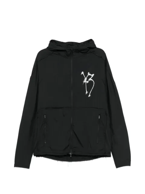 Y-3 graphic-print hooded jacket