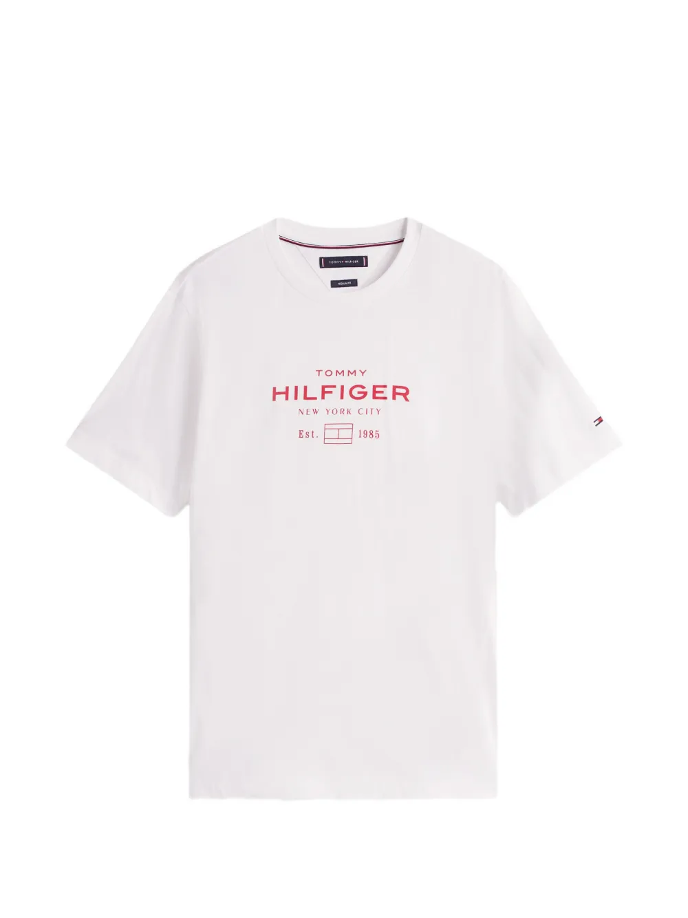 Tommy Hilfiger graphic-print cotton T-shirt - Bianco