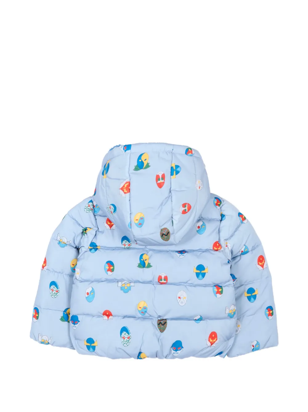 Stella McCartney Kids Gewatteerd jack met maskerprint Blauw
