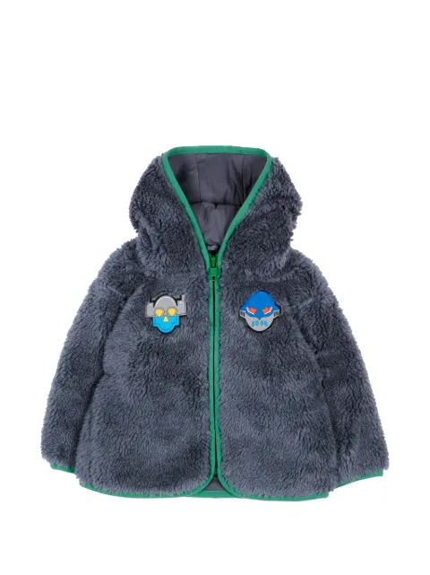 Stella McCartney Kids patch-detail hooded jacket