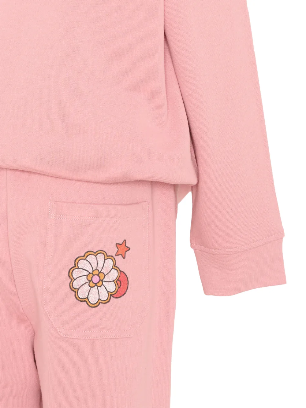 Stella McCartney Kids Trainingspak met print Roze