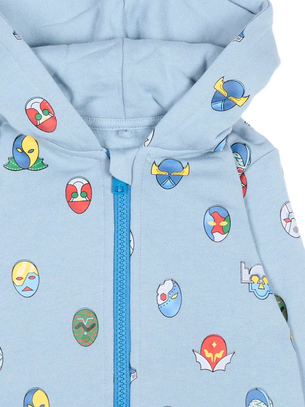 Stella McCartney Kids Hoodie met grafische print Blauw