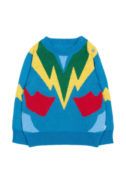 Stella McCartney Kids jersey de algodón con cuello redondo