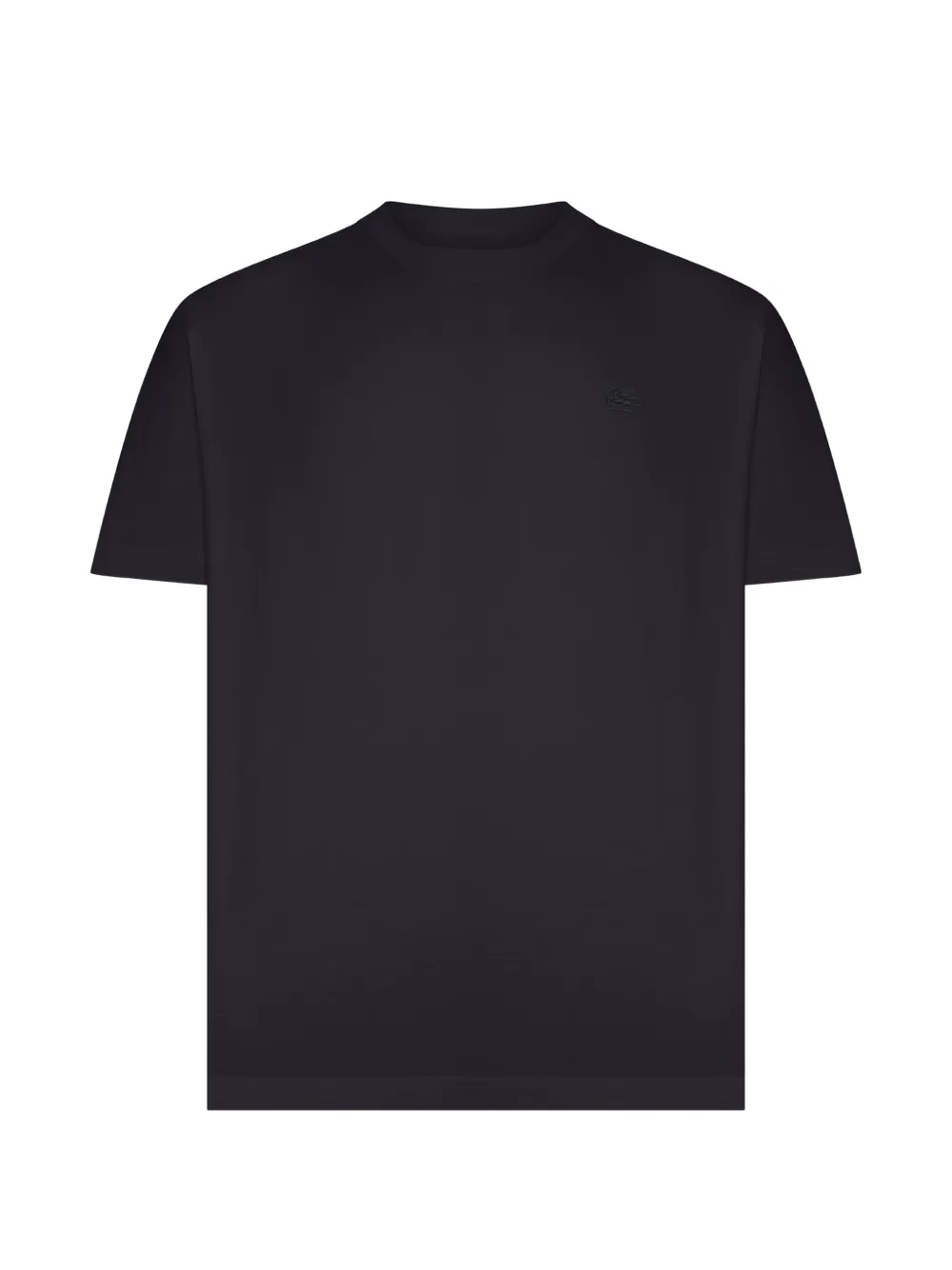 ETRO logo-embroidered T-shirt - Nero