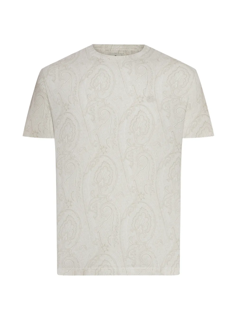 ETRO Paisley-print cotton T-shirt - Toni neutri