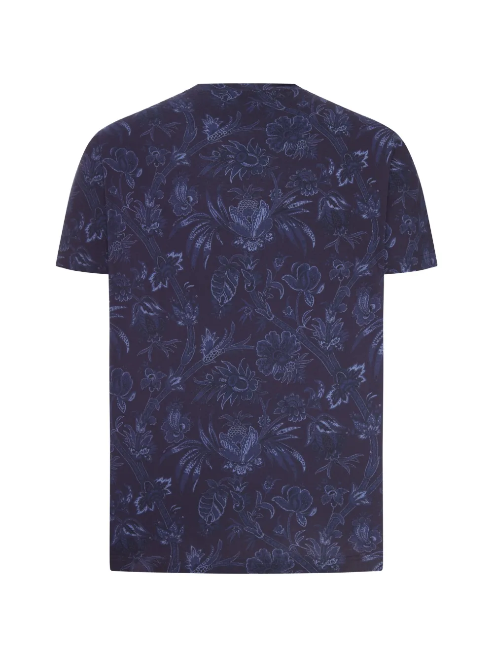 ETRO Katoenen T-shirt met paisley-print Blauw
