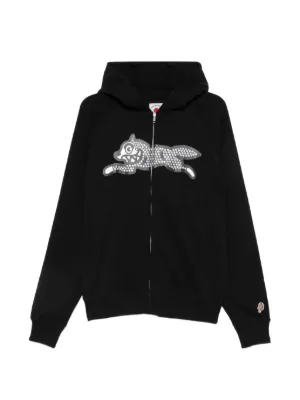 Denim Tears peace-sign Zip Hoodie | Black | FARFETCH