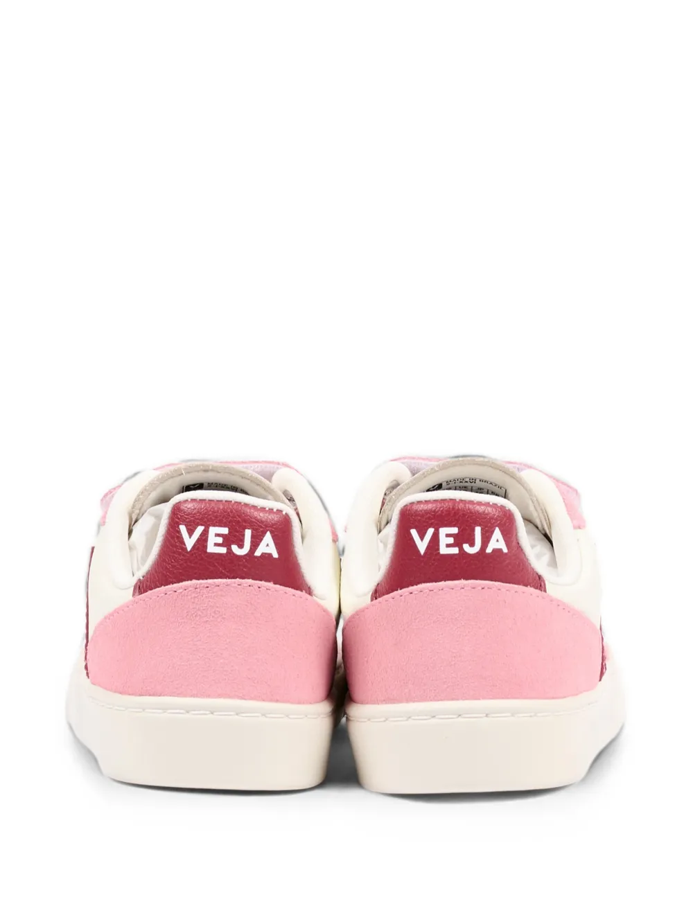 VEJA Kids V-90 leather sneakers Roze