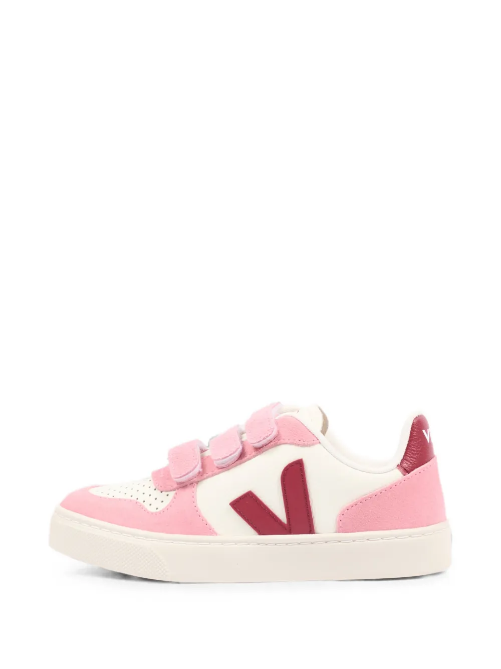 VEJA Kids V-90 leather sneakers Roze