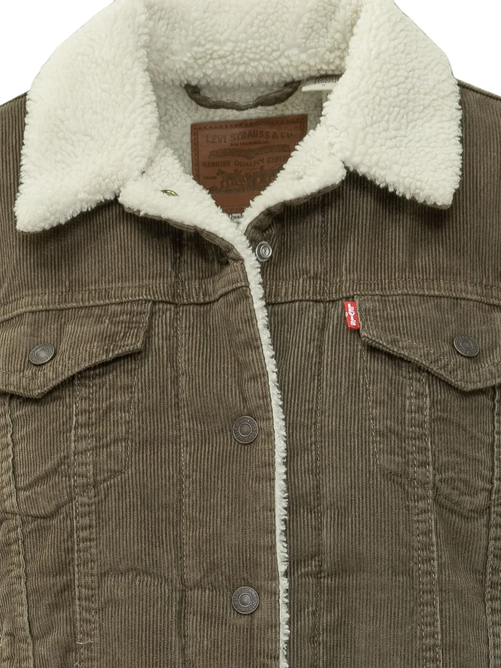 Levi's sherpa-collar corduroy jacket Bruin