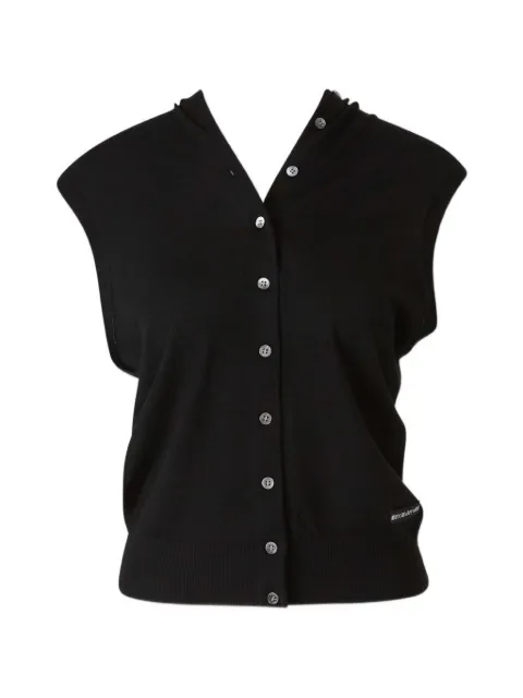 Alexander Wang continuous placket tank top cardigan