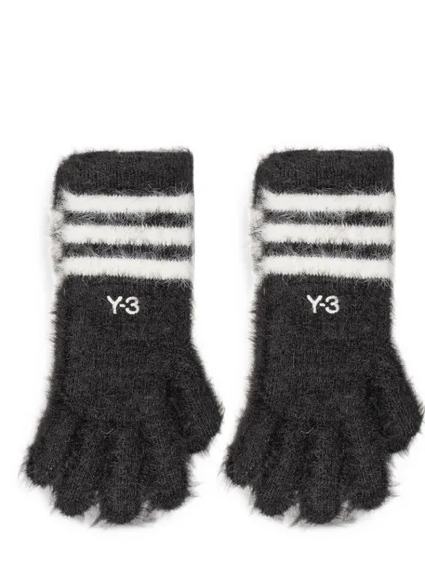 Y-3 stripes gloves