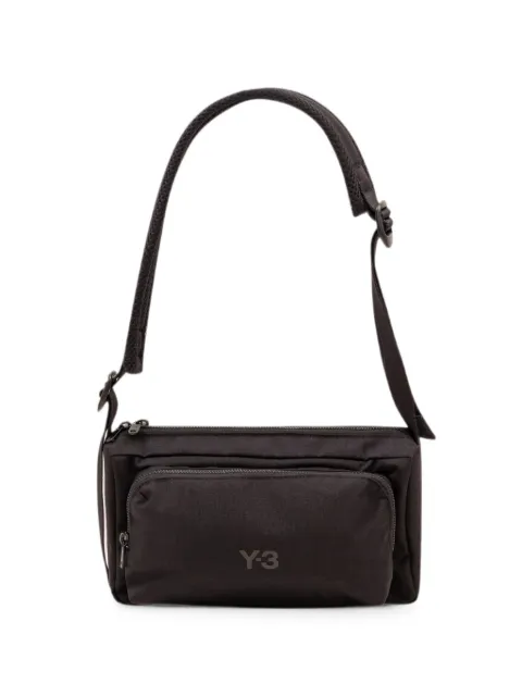 Y-3 logo-print shoulder bag
