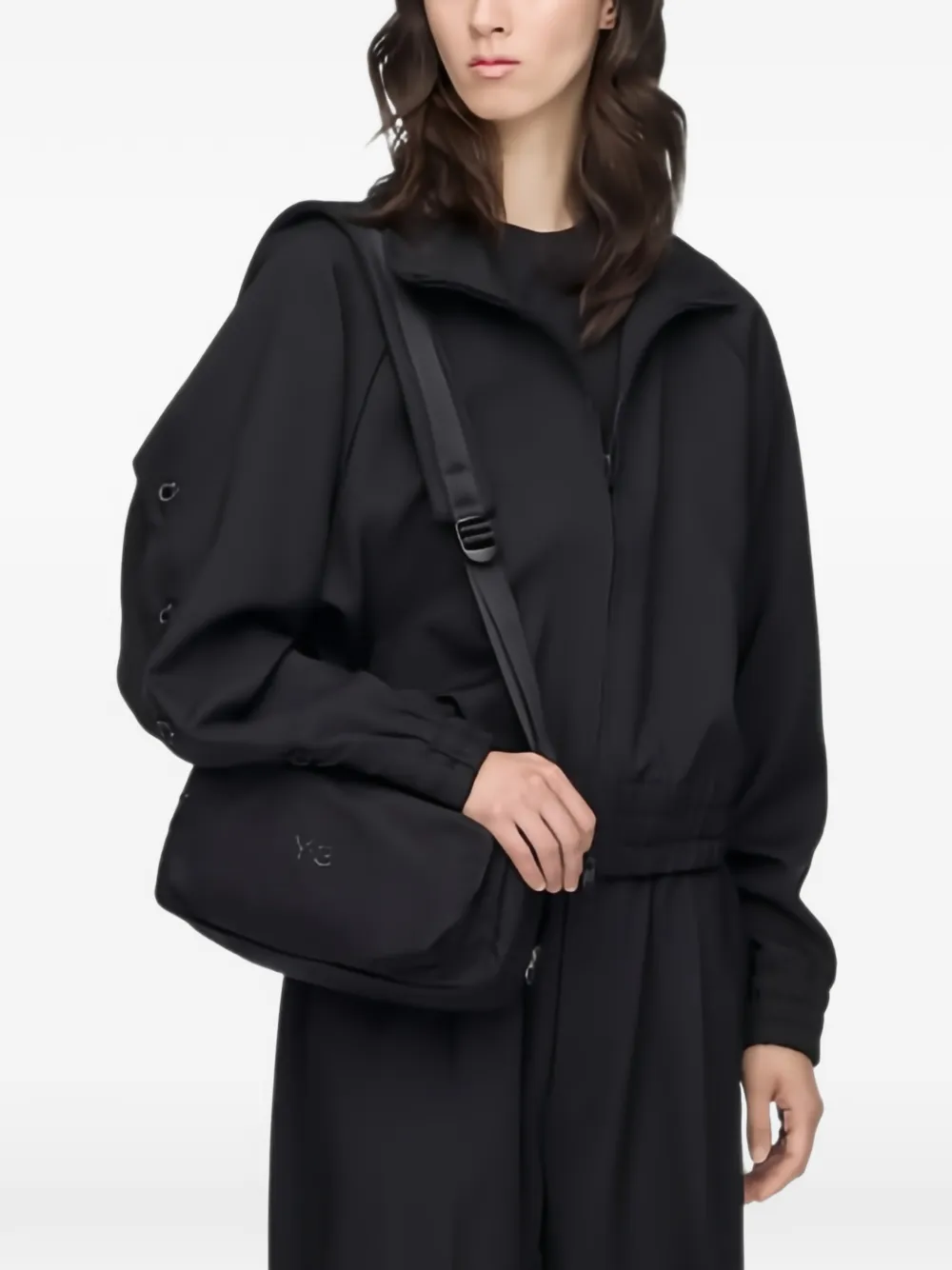 Y-3 Crossbodytas met logoprint Zwart
