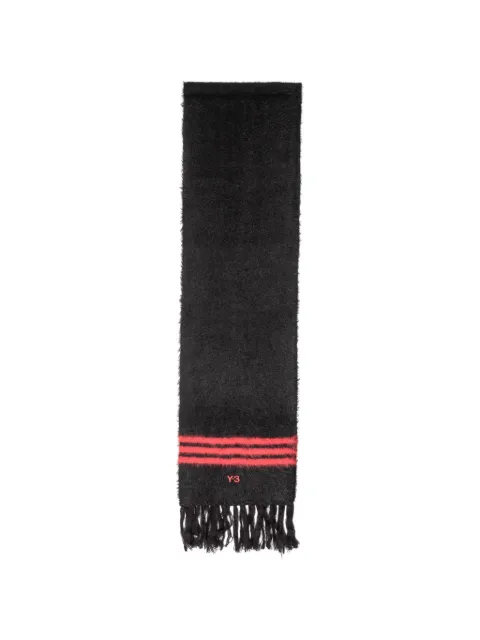 Y-3 stripes scarf