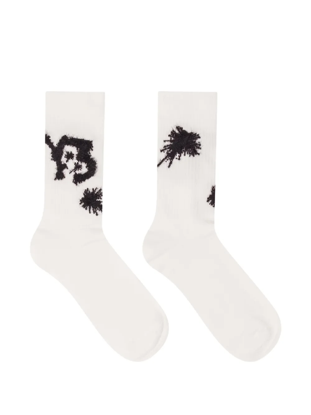 Y-3 Chito sokken met grafische print Wit