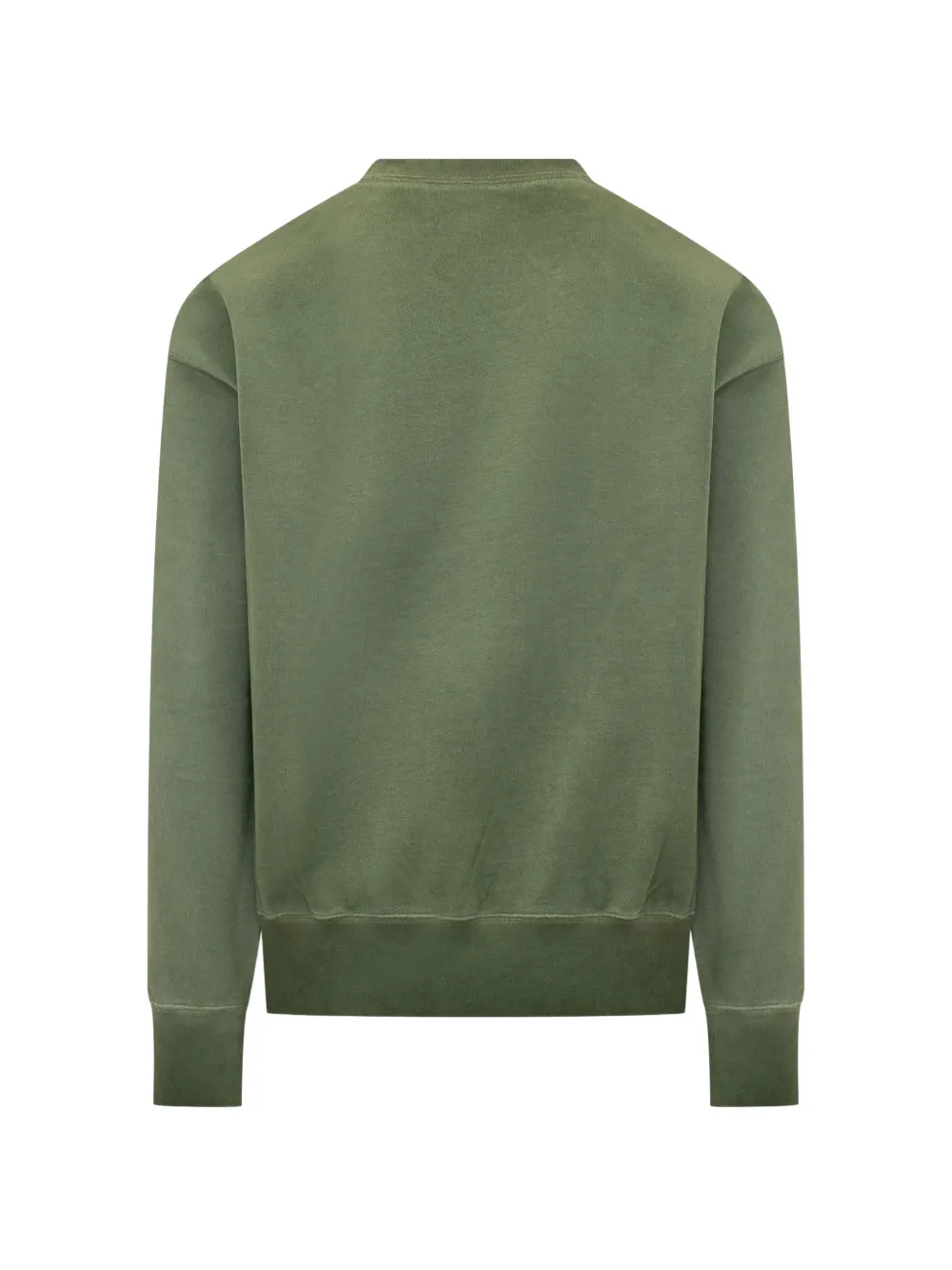DSQUARED2 logo-embroidered pouch-pocket sweatshirt Groen