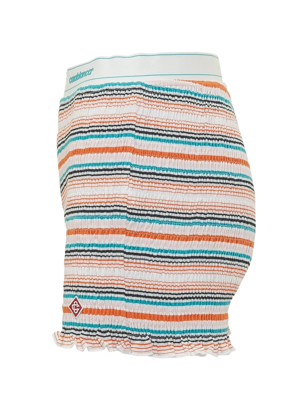 Casablanca Gestreepte shorts Wit