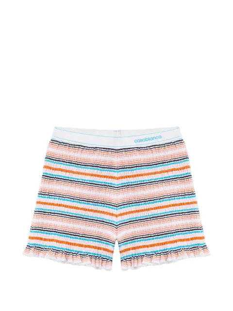 Casablanca striped-pattern shorts