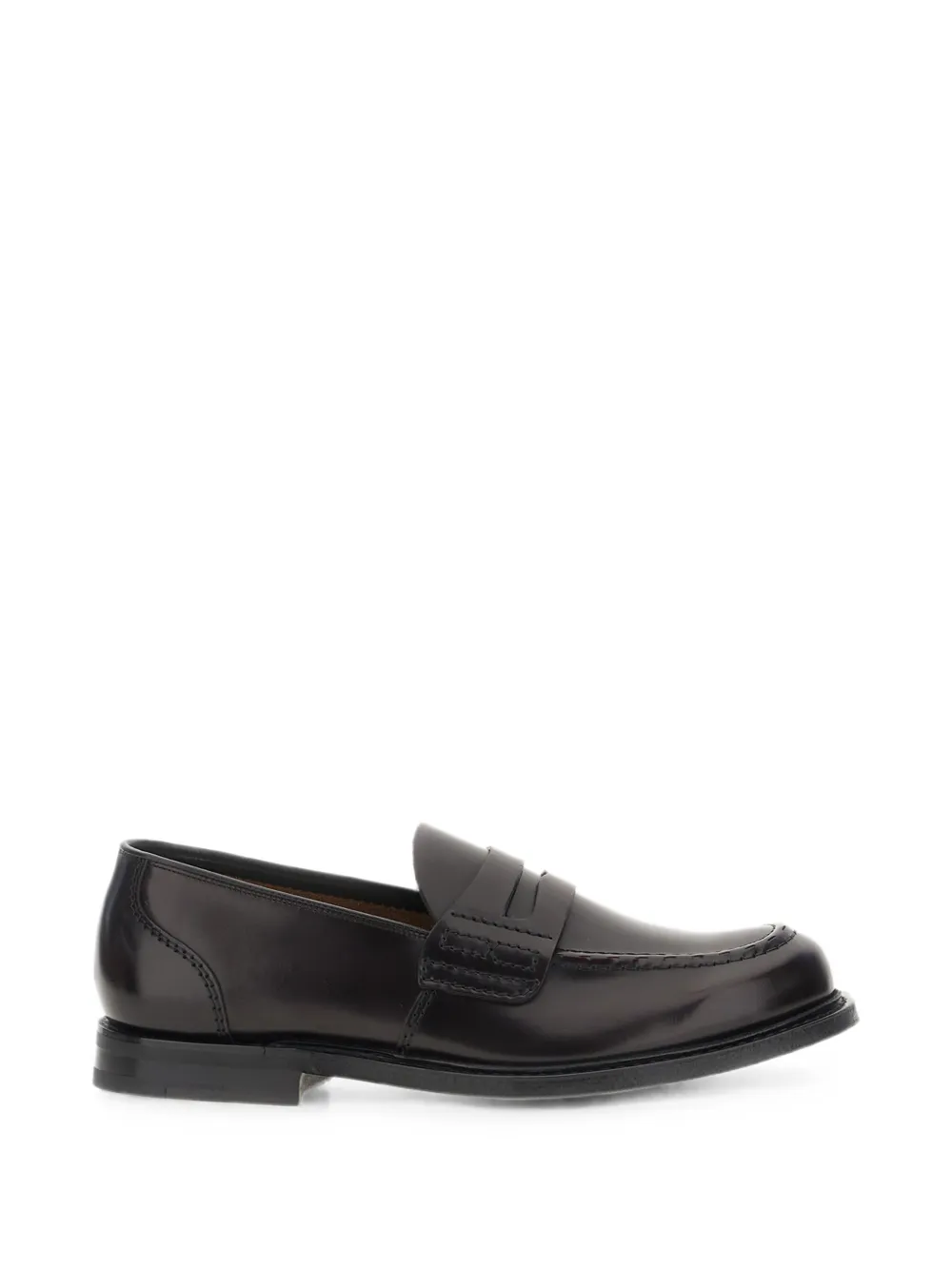 Church's leather loafers - Marrone