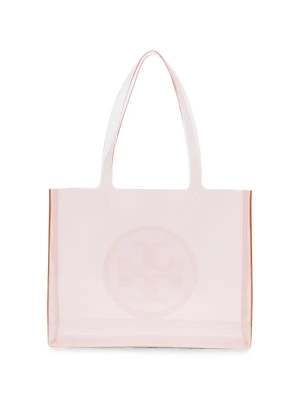 Tory Burch Ella ロゴエンボス ハンドバッグ S | ピンク | FARFETCH JP