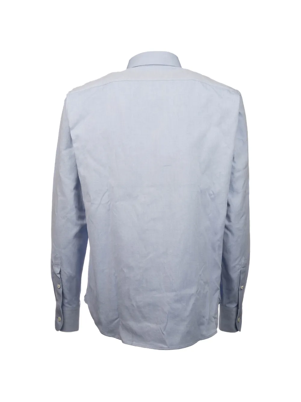 Prada Overhemd met geborduurd logo Blauw