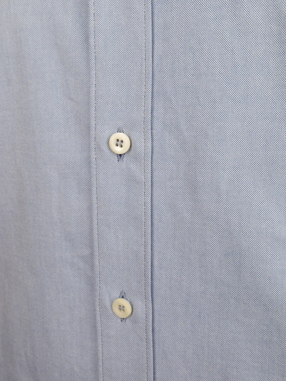 Prada Overhemd met geborduurd logo Blauw