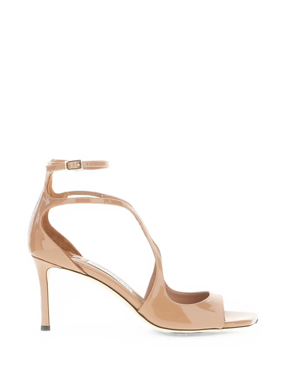 Jimmy Choo Azia 75 curved-strap sandals Roze