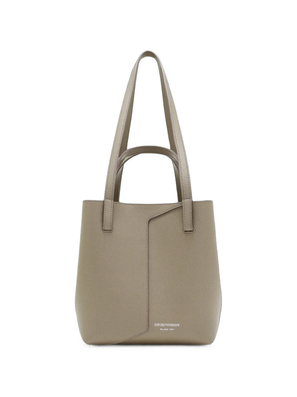 Emporio Armani Schoudertas met logoprint Beige