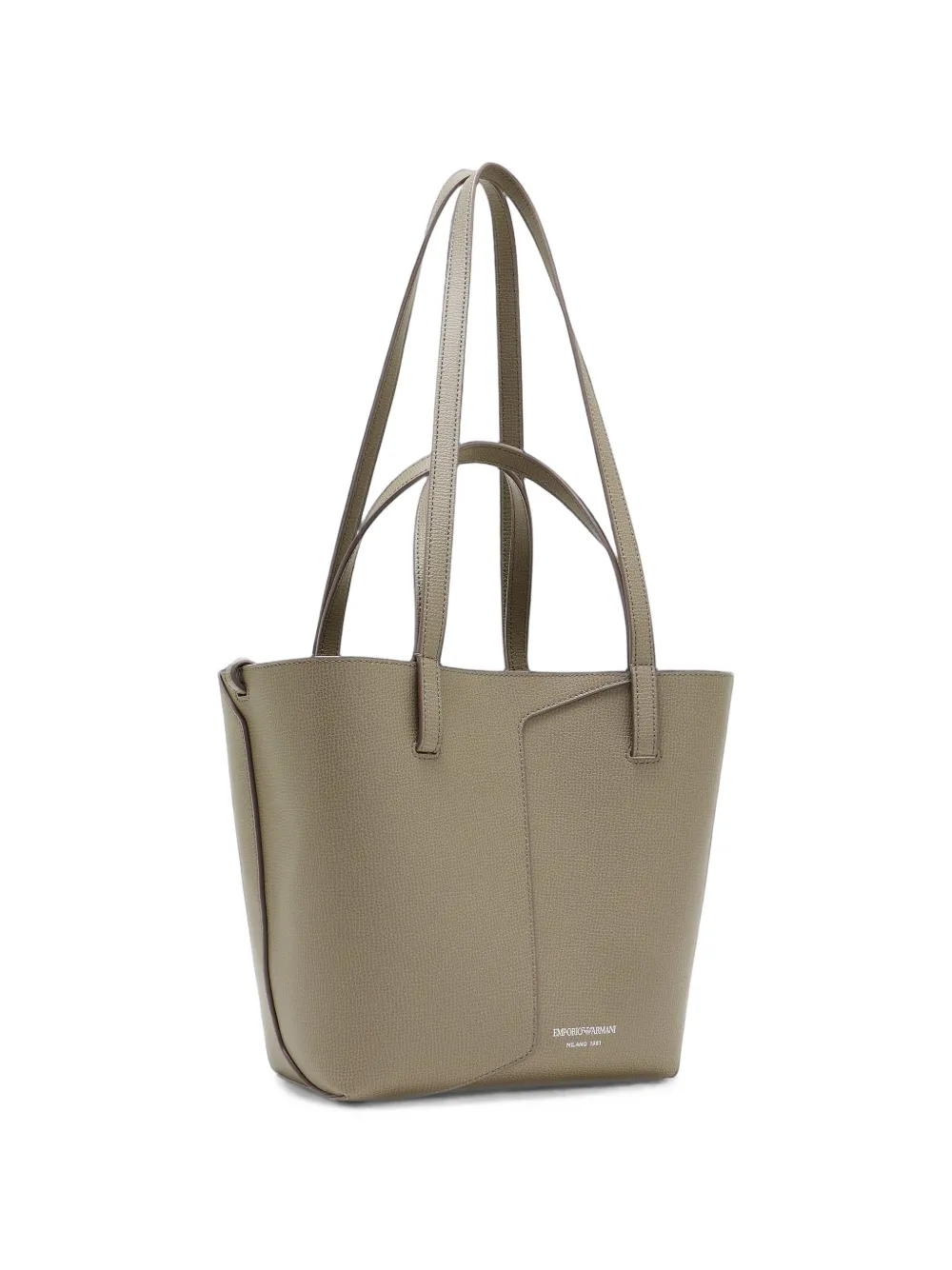 Emporio Armani Schoudertas met logoprint Beige