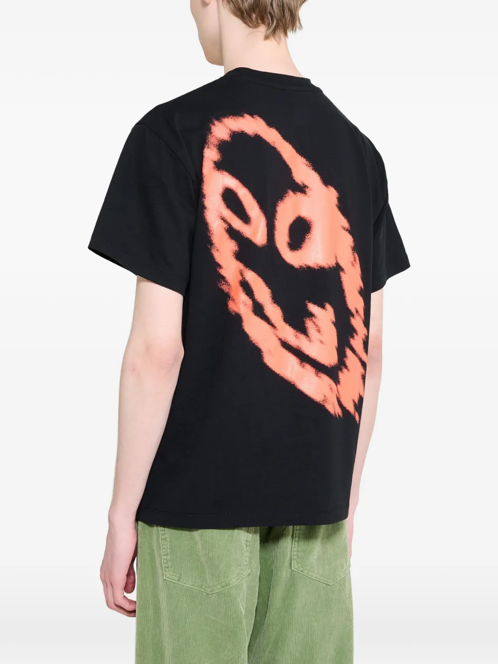 NO PROBLEMO T-shirt met logoprint Zwart