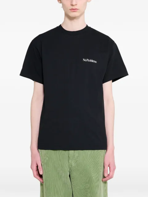 NO PROBLEMO logo-print T-shirt