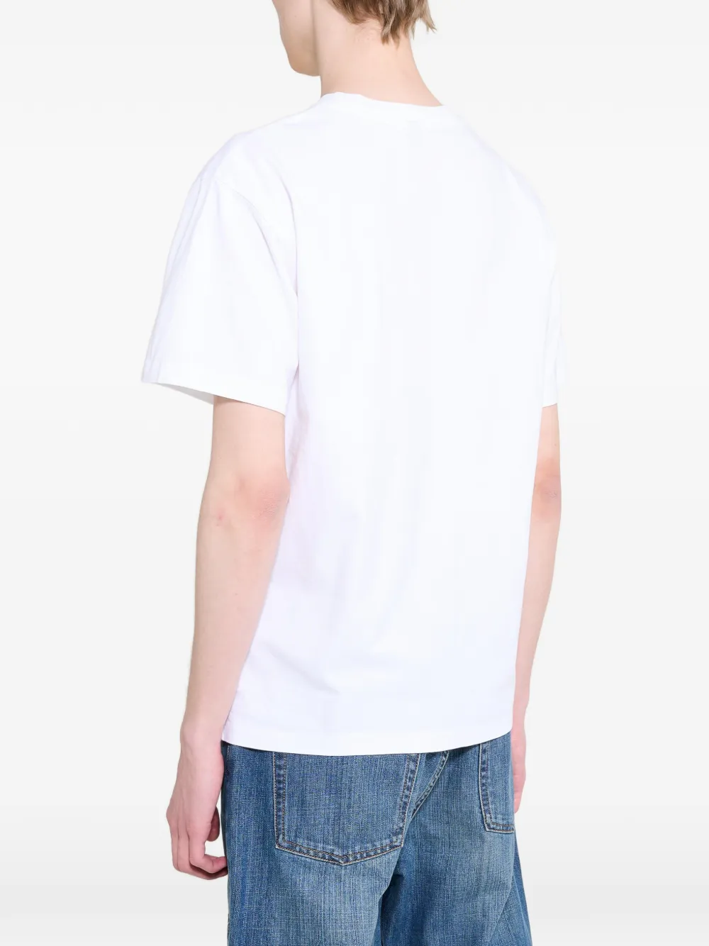 NO PROBLEMO Pill T-shirt met grafische print Wit