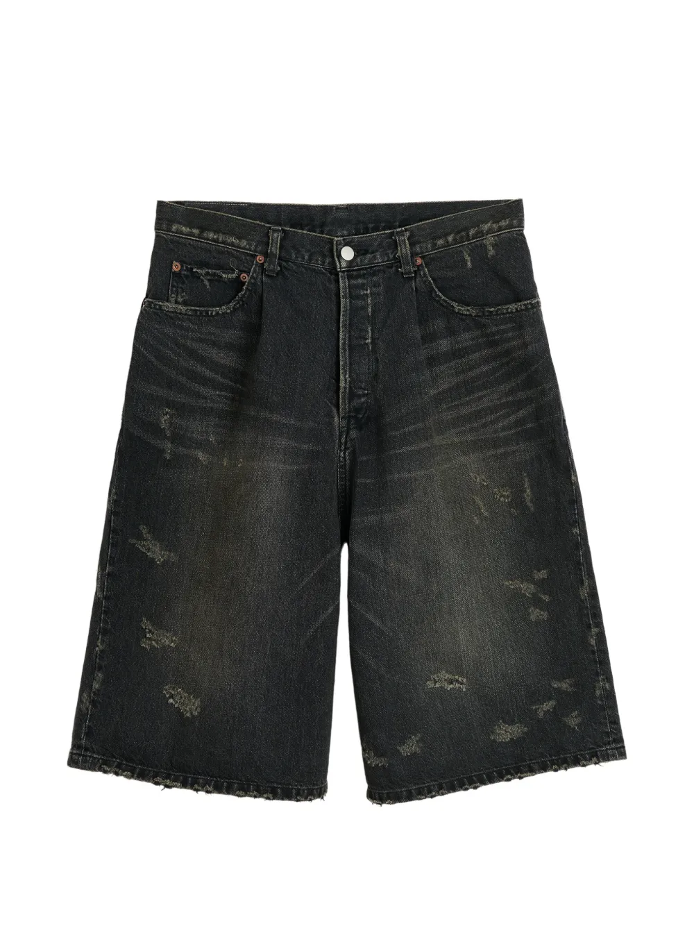 ssstein distressed-effect shorts - Schwarz