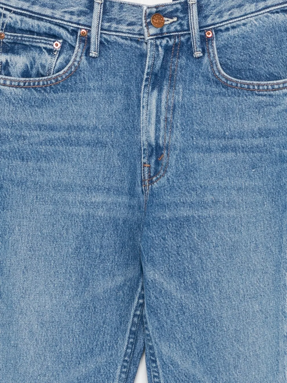 MOTHER Lil Lemon Twist Skimp jeans Blauw