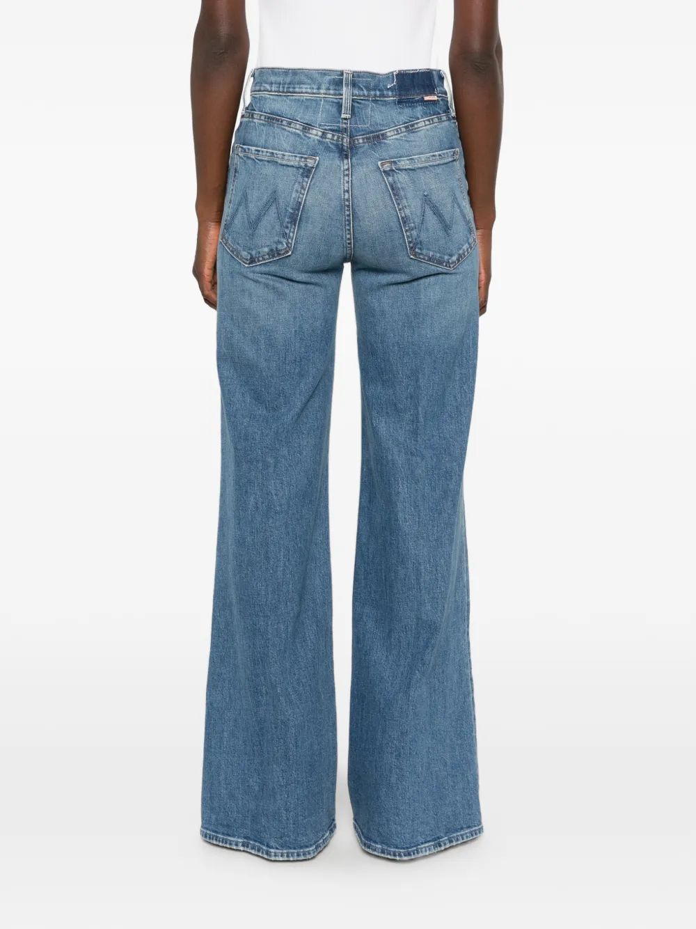 MOTHER The Tomcat Roller Sneak jeans Blauw