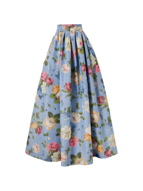Carolina Herrera floral-print maxi skirt