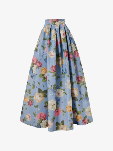 Carolina Herrera フローラル マキシスカート